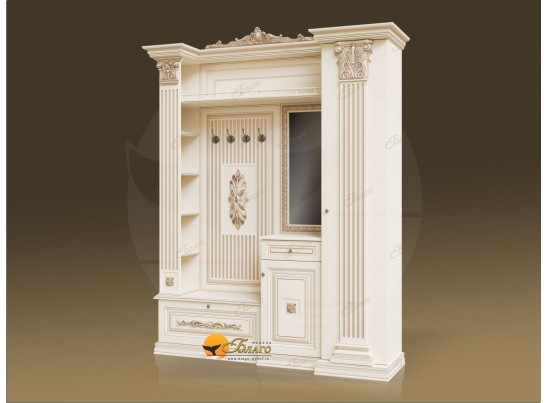 Прихожая Б11.4-17 (декор ЦД-24) Карамель/патина золото в Набережных Челнах