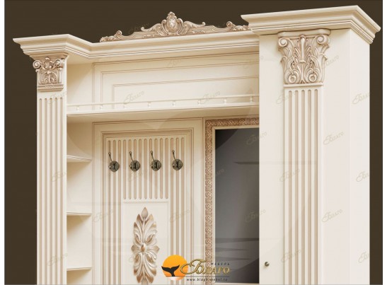 Прихожая Б11.4-17 (декор ЦД-24) Карамель/патина золото в Набережных Челнах