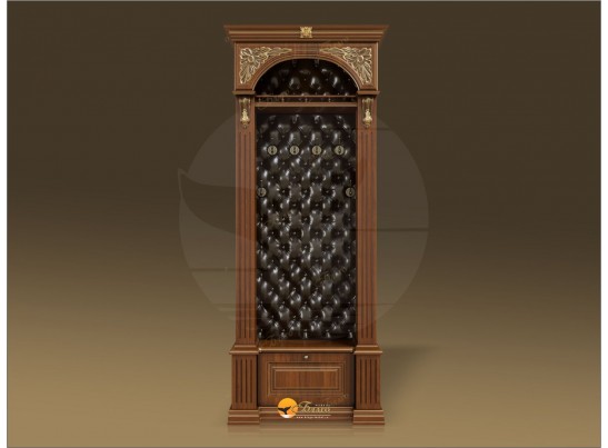 Прихожая Б11.5-1 (каретная стяжка) Орех/патина золото в Набережных Челнах