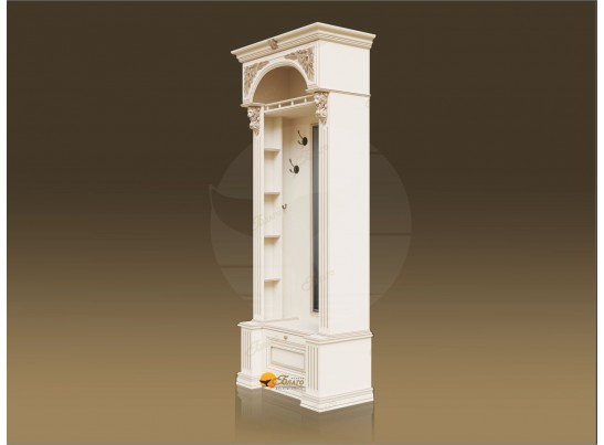 Прихожая Б11.8-1 с зеркалом Карамель/патина золото в Набережных Челнах