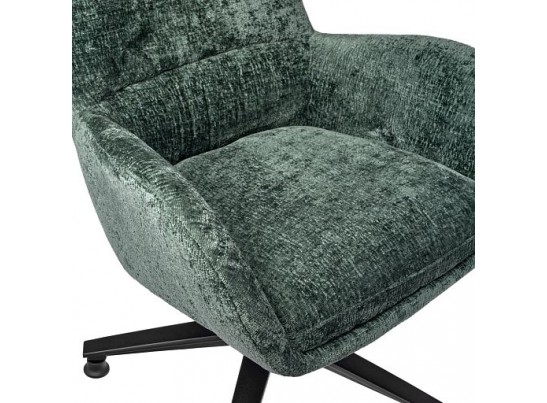 Кресло Teddy зелёный шенилл