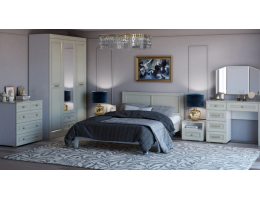 Спальный гарнитур Олимп Фисташковый