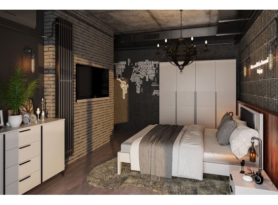 Спальня «Брента» Белый в Набережных Челнах