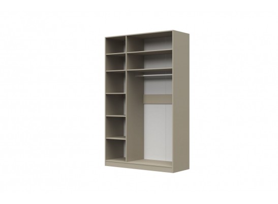 Вива - Шкаф распашной ШР-3 Мокко глянец в Набережных Челнах