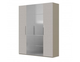 Вива - Шкаф распашной ШР-4 Мокко глянец