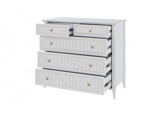 Мэгги (Белый) - Комод 5 ящиков в Набережных Челнах