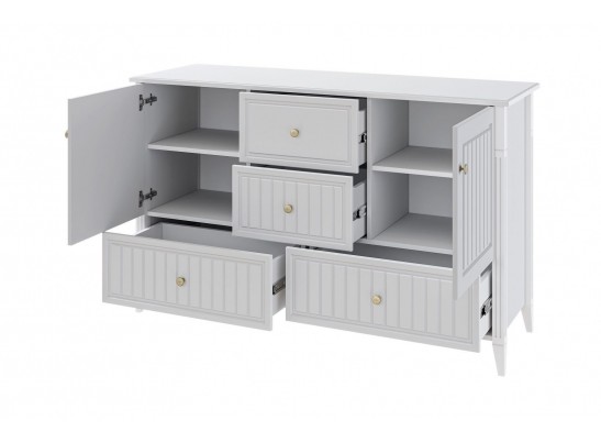 Мэгги (Белый) - Комод 2 двери, 4 ящика в Набережных Челнах