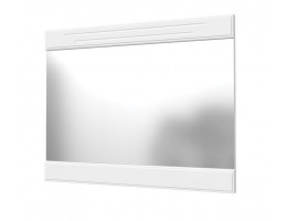 Олимп Зеркало с декоративными планками - белый Олимп Зеркало с декоративными планками - белый