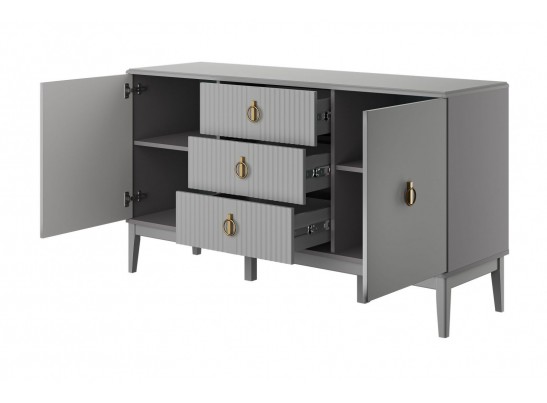 Фарго (антрацит) Комод 2 дв., 3 ящ. в Набережных Челнах