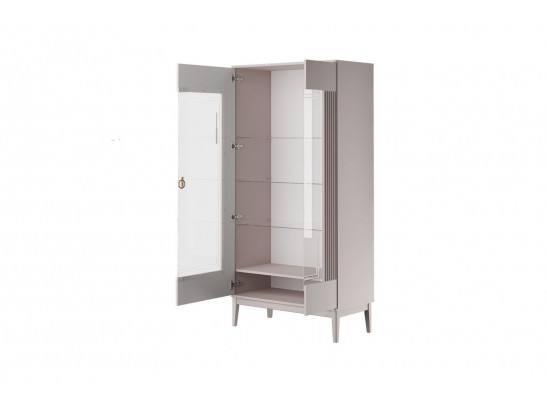 Фарго (льняной) - Шкаф-витрина, ШР-2 в Набережных Челнах