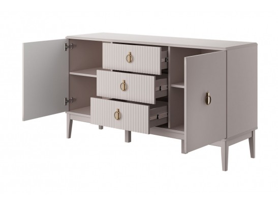 Фарго (льняной) Комод 2 дв., 3 ящ. в Набережных Челнах