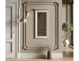 Зеркало с карнизом Белый S320-LUS/50 KENTAKI