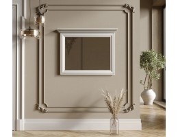 Зеркало с карнизом Белый KENTAKI S320-LUS/90