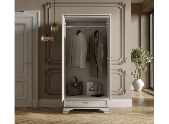 Шкаф для одежды KENTAKI белый