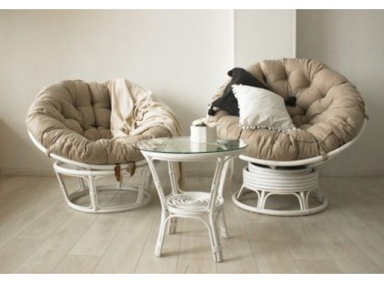 Кресло Папасан вращающееся с матрасом 23/01В