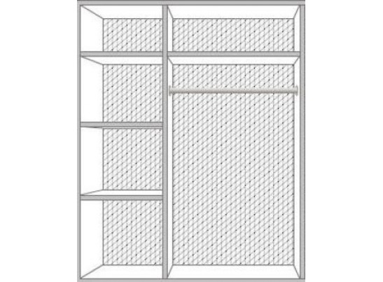 Джоконда Шкаф 3-х дверный с зеркалом в Набережных Челнах