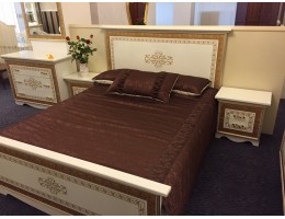 Кровать 2-х спальная "Катя" (беж)