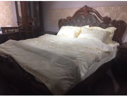 Кровать двуспальная Илона 1.8 караваджо с мягким изголовьем