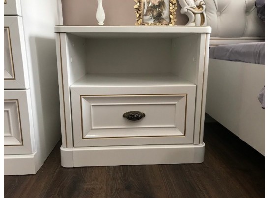 Тумба детская НАТАЛИ, белый глянец