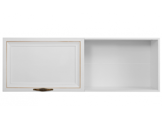 Полка навесная НАТАЛИ, белый глянец