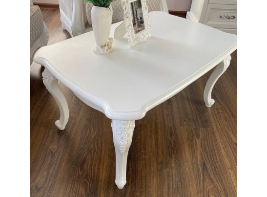 Столик прямоугольный Мишель Белый матовый