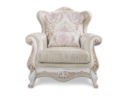 Кресло Алсу, декор белый глянец