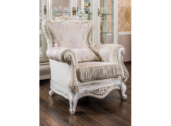 КРЕСЛО АЛСУ БЕЛЫЙ ГЛЯНЕЦ