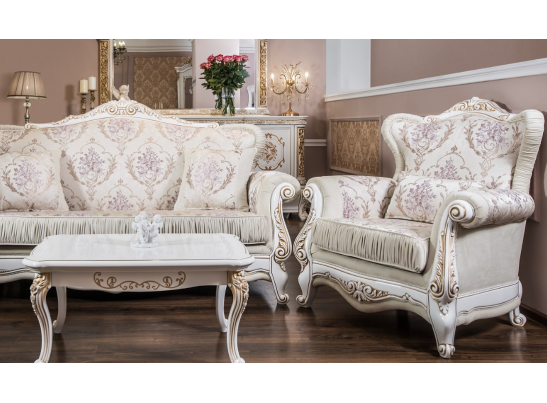 КРЕСЛО АЛСУ БЕЛЫЙ ГЛЯНЕЦ