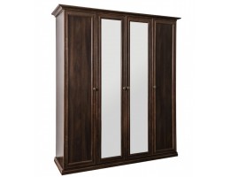 Шкаф 4-х ств (1+2+1) с зеркалом "Афина" караваджо