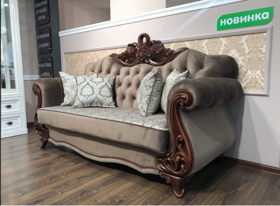 Диван Афина с раскладным механизмом, декор караваджо в Набережных Челнах