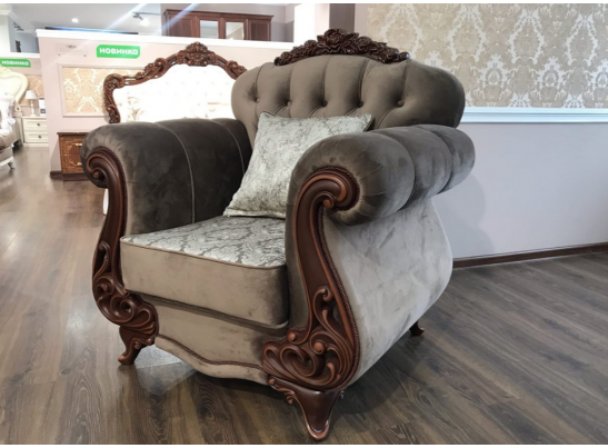 Кресло Афина, декор караваджо в Набережных Челнах