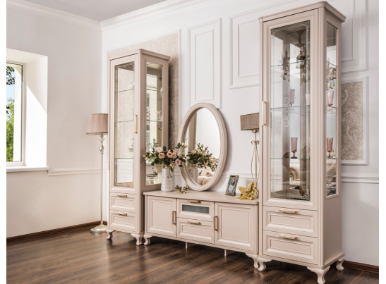 Витрина 1-ств Мокко, бежевый