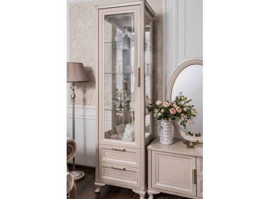 Витрина 1-ств Мокко, бежевый