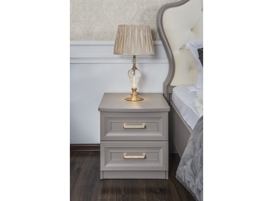 Тумба МОККО, серый камень