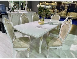 Стол Натали, белый глянец