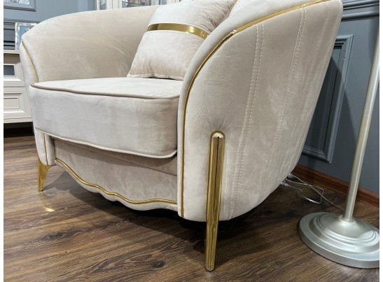 Кресло Лара, бежевый золото в Набережных Челнах