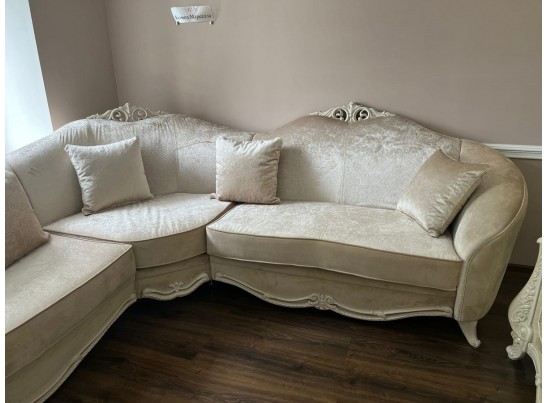 Диван Мокко угловой 2-У-1 , бежевый в Набережных Челнах