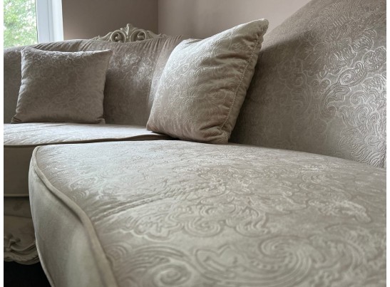 Диван Мокко угловой 2-У-1 , бежевый в Набережных Челнах