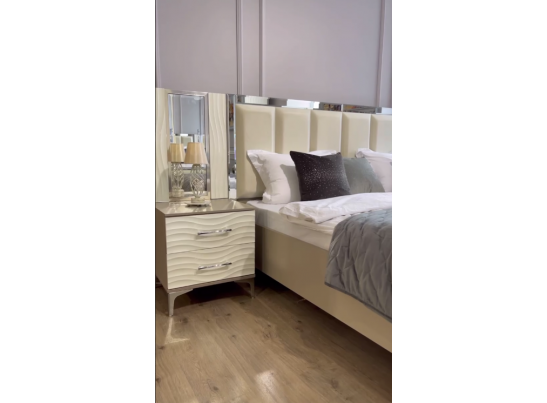 Спальня "Gravita" 4-х ств. шкаф с зеркалами, Белый глянец в Набережных Челнах