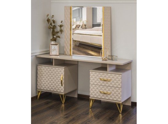 Туалетный столик LARA, бежевый глянец в Набережных Челнах