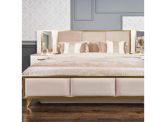 Кровать LARA 160X200см, белый глянец в Набережных Челнах