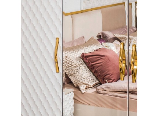 Кровать LARA 180X200см, белый глянец в Набережных Челнах