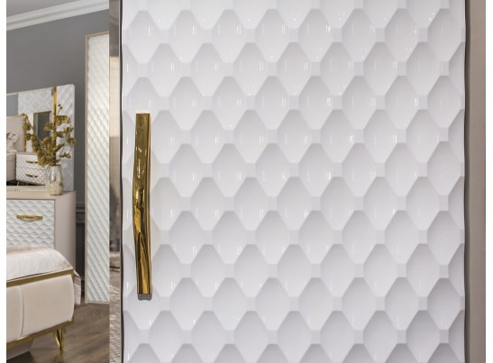 Шкаф LARA 5-дверный, белый глянец в Набережных Челнах