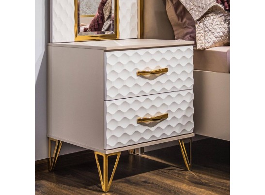 Тумба LARA, белый глянец в Набережных Челнах