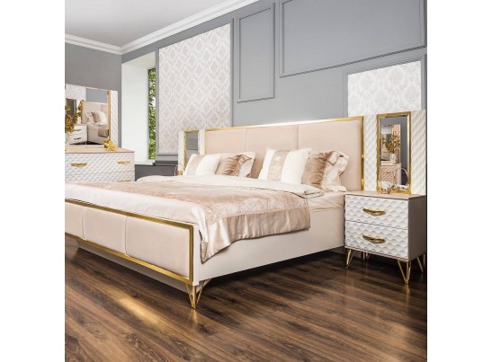 Зеркало LARA для прикроватной тумбы, белый глянец в Набережных Челнах