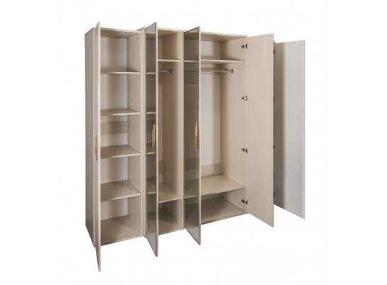 Шкаф 5-ти дверный ЗАМИРА, бежевый в Набережных Челнах