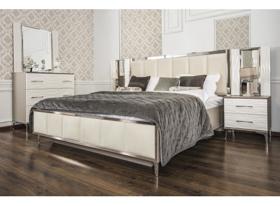 Зеркало GRAVITA для прикроватной тумбы, белый глянец в Набережных Челнах