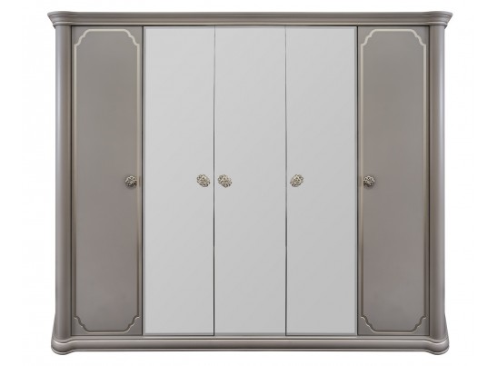 Шкаф 5-ти дверный ЛАЛИ, серый камень в Набережных Челнах