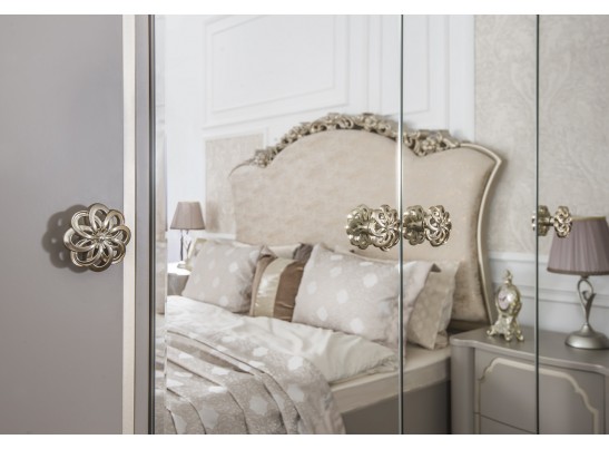 Шкаф 4-х дверный ЛАЛИ, серый камень в Набережных Челнах