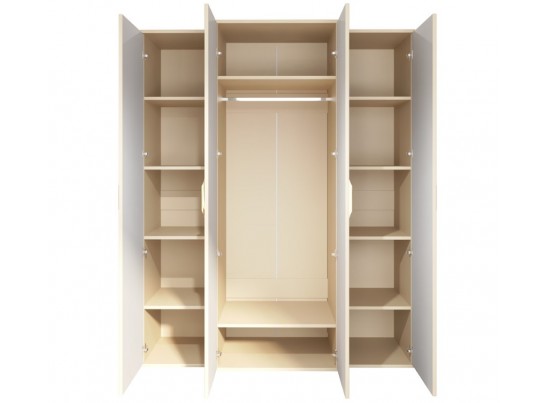 Шкаф 4-х дверный ЗАМИРА, бежевый в Набережных Челнах